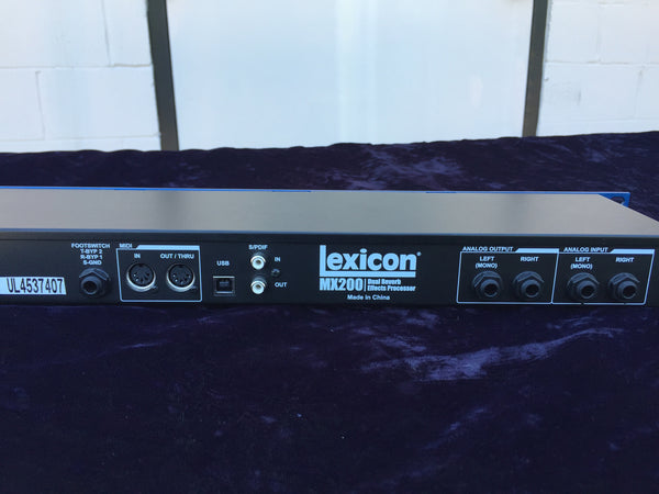 Lexicon MX200 Reverb Effects Processor – The Service Center