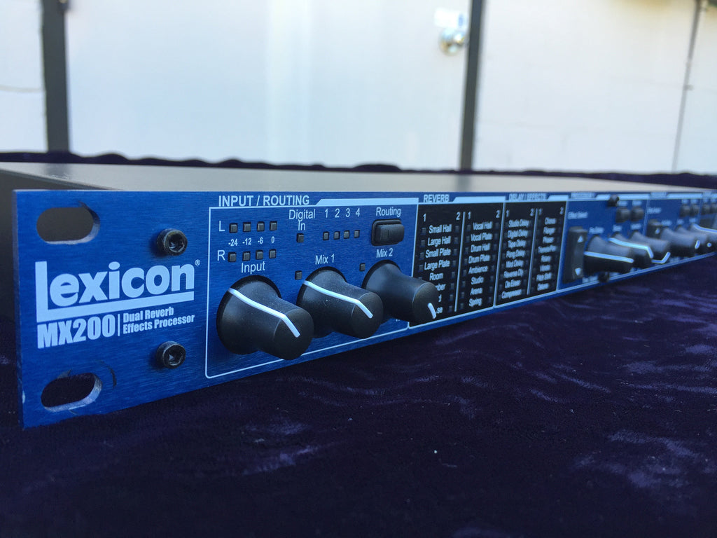 lexicon reverb pedal Lexicon MX200 Reverb Effects Processor – The Service Center